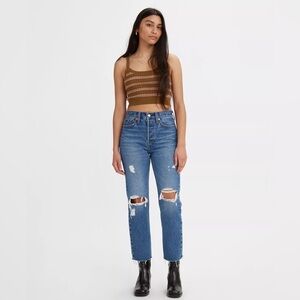 Levis Fit Straight Women’s Jeans - Medium Wash W29L28